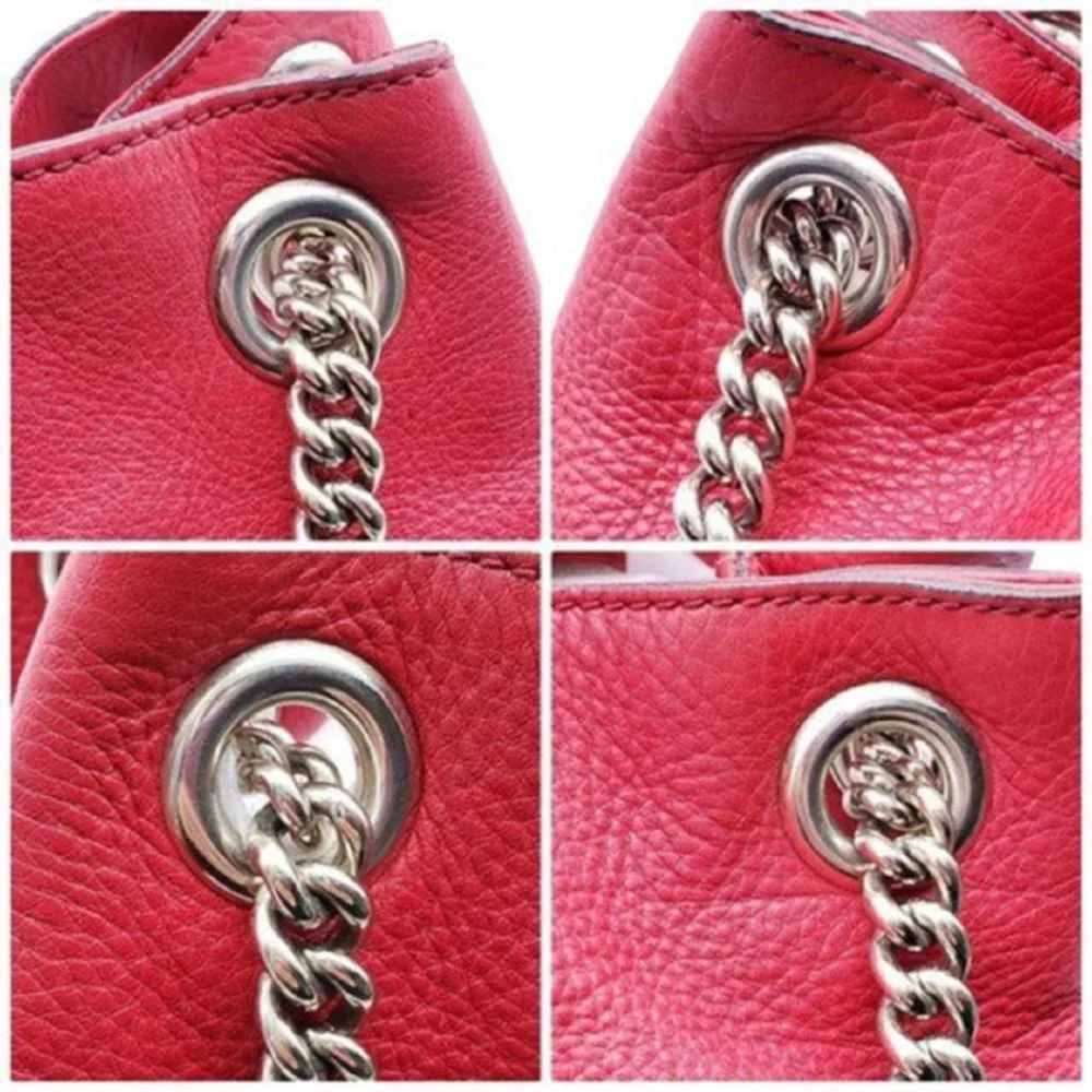 Gucci Soho Medium on Chain Leather Shoulder Bag - Picture 8 of 16